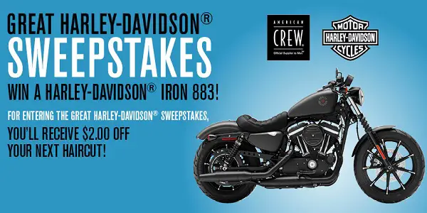 Greatclips.com Harley Davidson Motorcycle Sweepstakes
