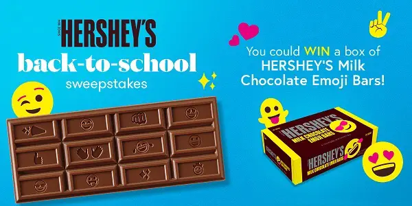 Win Hershey’s Emoji Bars on HersheysEmojiBar.com