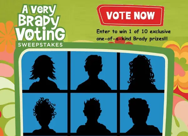 HGTV.com Very Brady Voting Sweepstakes