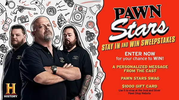 History Channel Pawn Stars Sweepstakes
