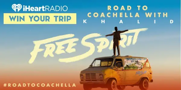 IHeartRadio.com Road To Coachella With Khalid Sweepstakes
