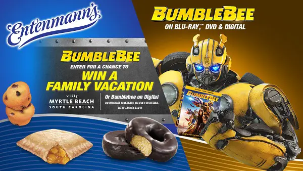 Littlebites.com Bumblebee Visit Myrtle Beach Sweepstakes