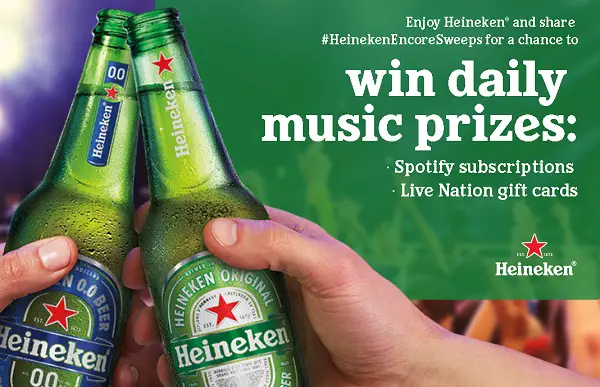 Heineken Encore Summer Music Sweepstakes