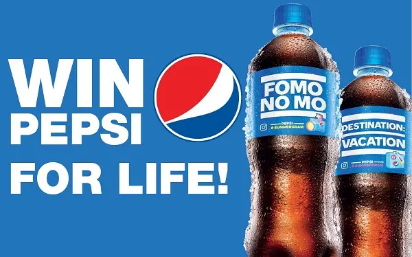 Mycountymarket.com Free Pepsi for Life Giveaway