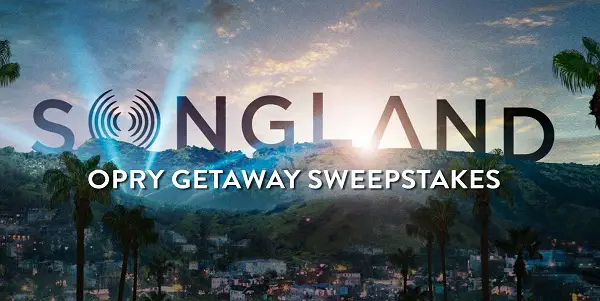 Opry.com Songland Getaway Sweepstakes