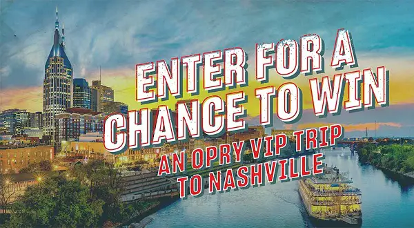 Opry.com VIP Summer Sweepstakes
