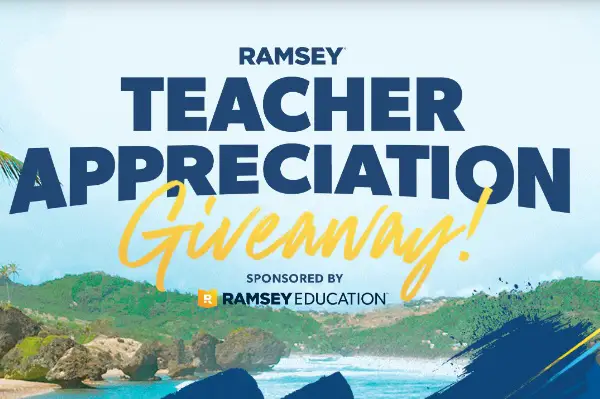 Dave Ramsey Teacher Appreciation Giveaway 2024