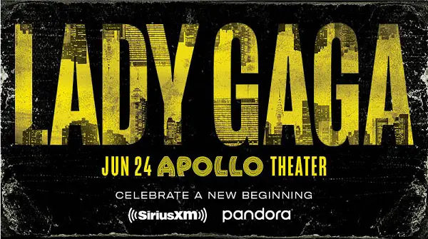 SiriusXM.com Lady Gaga at The Apollo Theater Sweepstakes