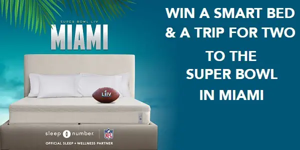 SleepNumber.com Ultimate NFL 100th Season Sweepstakes