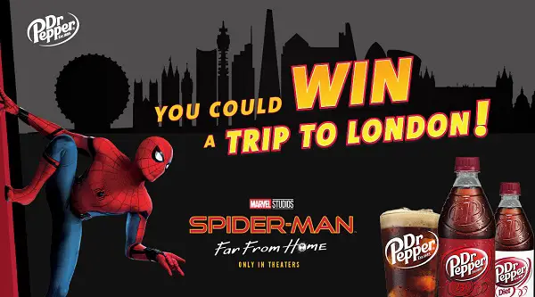 Sodexo Dr Pepper Spider-Man Far From Home Sweepstakes