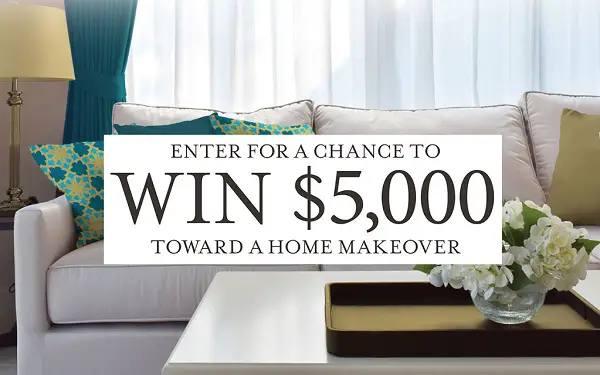 Win $5000 Home Makeover in Styled By Ava Grace Sweepstakes