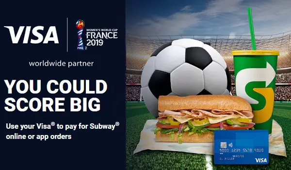 Subway.com 2019 FIFA Women’s World Cup Sweepstakes