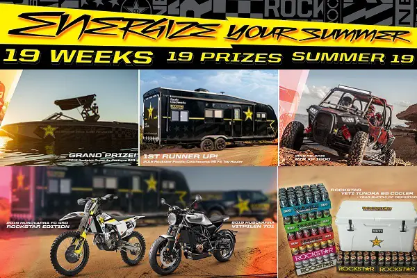 Rockstarenergy.com Energize Your Summer Sweepstakes