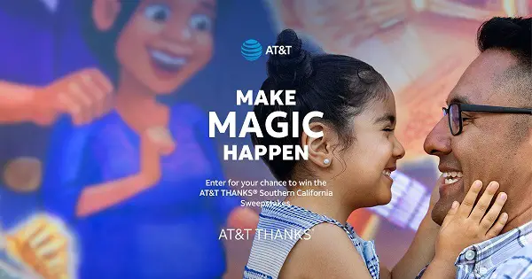 AT&T Thanks Sweepstakes: Win Disneyland Resort Trip