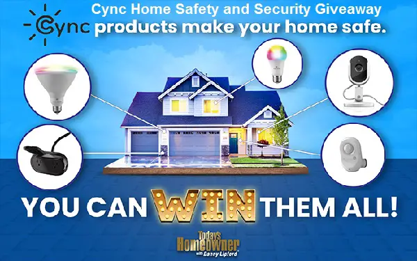 Todayshomeowner.com Cync Home Safety and Security Giveaway