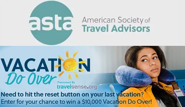 ASTA Vacation Do Over Contest: Win Trip