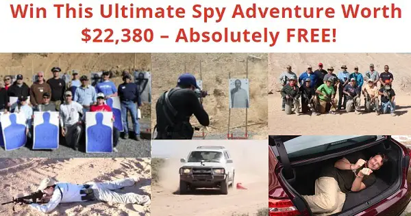 Ultimate Spy Adventure Sweepstakes on WeStandForTheFlag.com