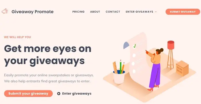 top giveaway websites