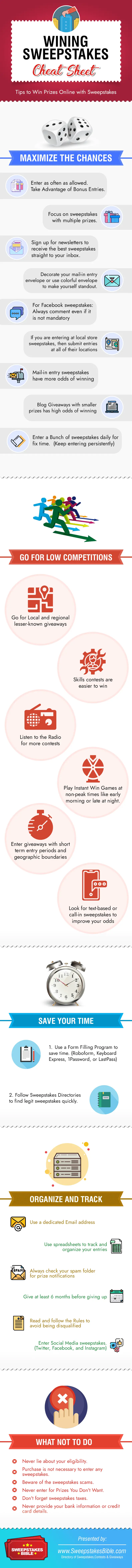 win sweepstakes tips and tricks