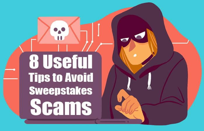 How to avoid entering fraud giveaways Sweepstakes Scams signs and tip to recognise