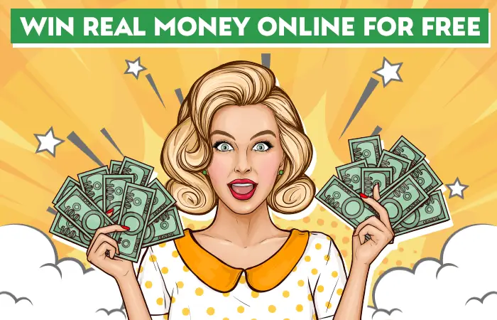 win real money for free online