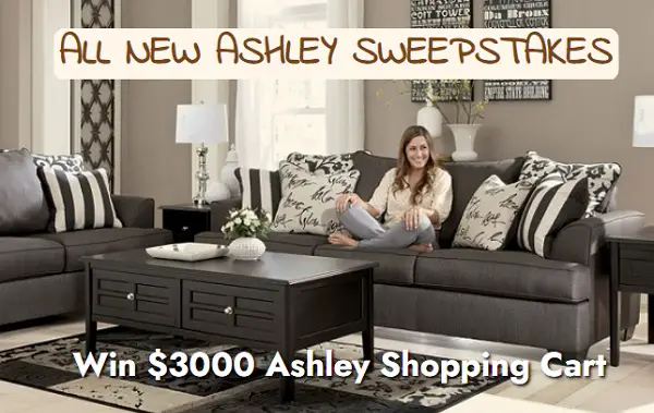 Ashley Furniture Makeover Sweepstakes: Win $1000 Free Cash Credit