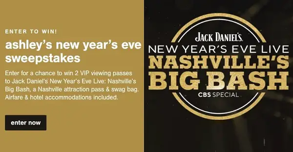 Ashley Furniture New Years Eve Sweepstakes Win Trip To Nashville Sweepstakesbible Ashley Furniture New Years Eve Sweepstakes Win Trip To Nashville Sweepstakesbible