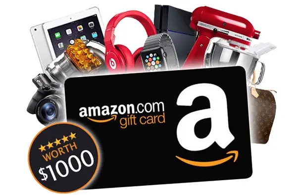 1,000 Amazon Gift Card Giveaway SweepstakesBible