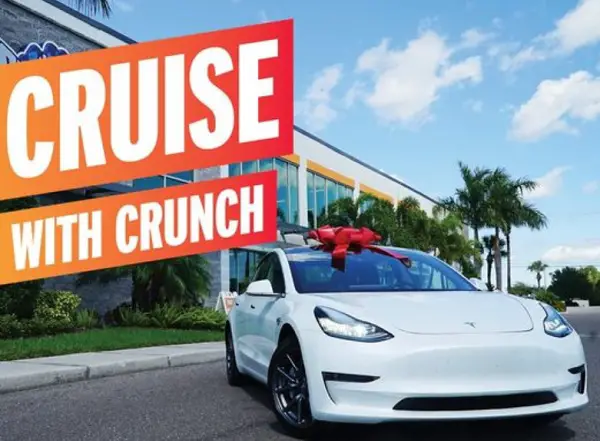 Crunch Win a Tesla Sweepstakes 