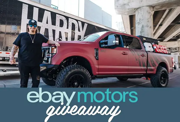 eBay Motors Hardy Sweepstakes: Win Ford TRuck, $10k Cash, Gift Card and More! 