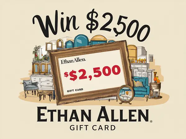 Ethan Allen $1000 Gift Card Giveaway