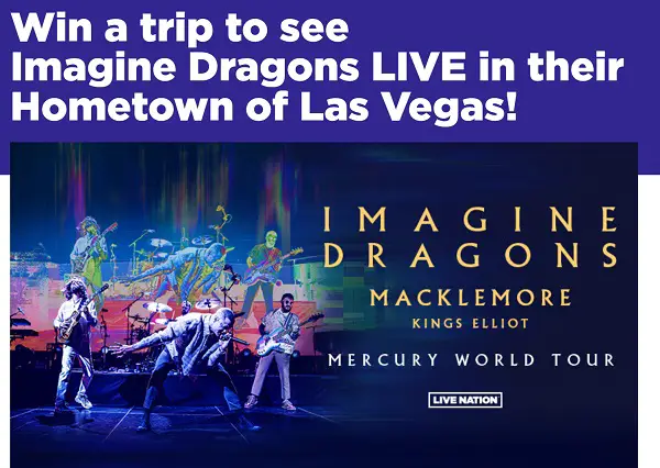 Win Imagine Dragons Tour Tickets & A Free Trip Giveaway | SweepstakesBible