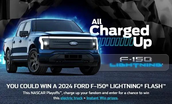 Nascar Ford Playoffs Promo Sweepstakes: Win 2024 Ford Mustang GT and Instant Win Prizes