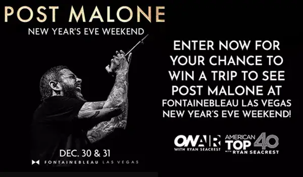 On Air with Ryan AT40 New Year’s Eve Getaway Giveaway: Win a Trip to Las Vegas 