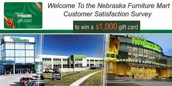 Enter Into The Nebraska Furniture Mart Customer Satisfaction Survey To Win 1 000 Gift Card