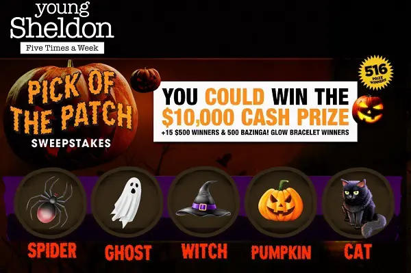 Young Sheldon Halloween Sweepstakes: Win Cash Prizes up to $10,000 ...